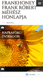 Mobile Screenshot of frankhoney.com