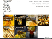 Tablet Screenshot of frankhoney.com